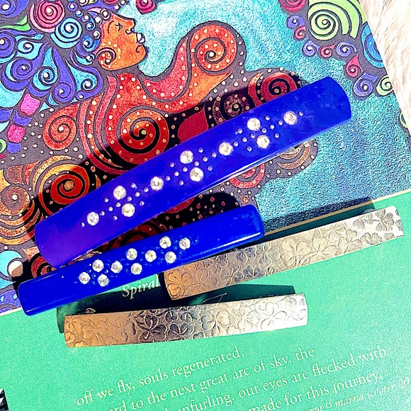 Made in France Accessories Lot Of 4 Hair Barrettes Made In France